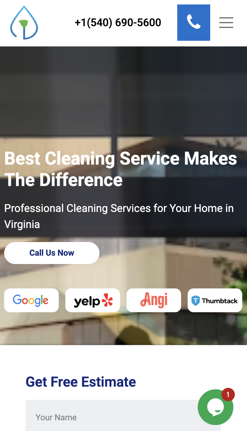 Mobile Screen 1 - Promaidz