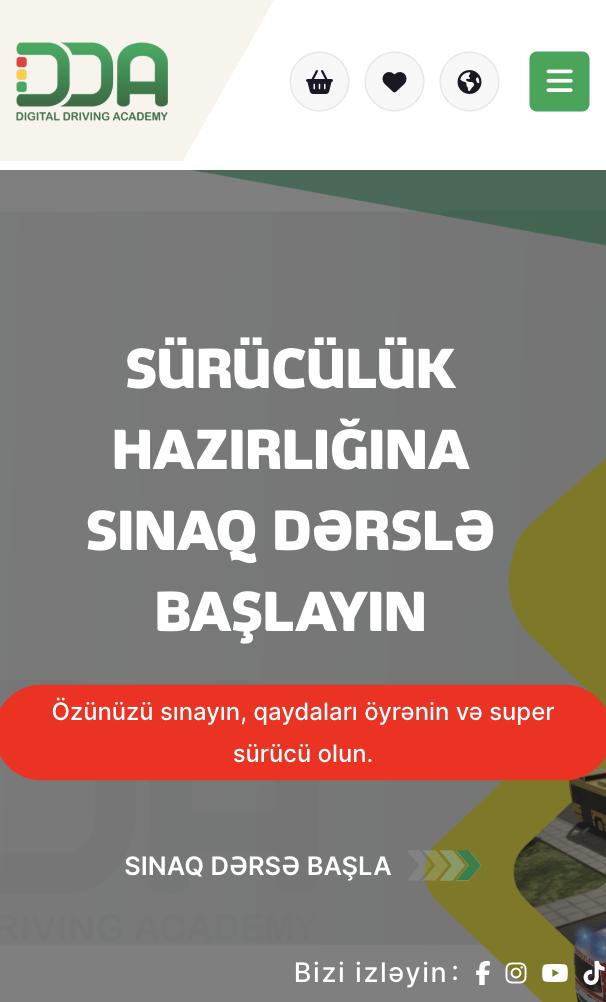 Mobile Screen 1 - DDA